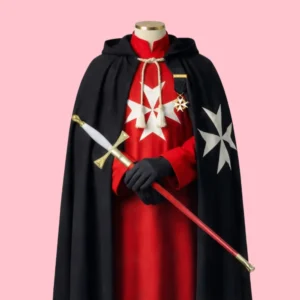 Knights of Malta Regalia Pack – Full Ceremonial Set with Sword & Case