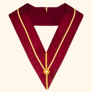 Royal Arch Past Principals Collar β Red MoirΓ© Masonic Regalia
