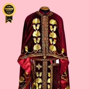 Priestly Vestments Greek Cut - Embroidered Orthodox Priest Robes