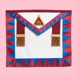 Official Royal Arch Principal Apron | Lambskin for Joshua, Haggai & Zerubbabel